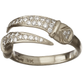 Warrior Double Ring Pavé