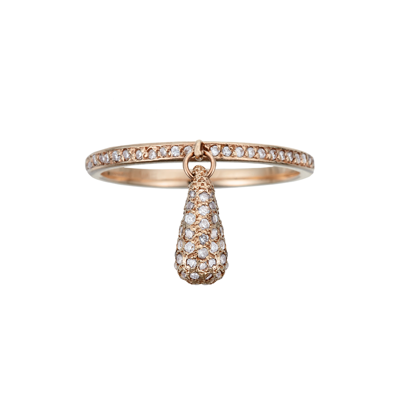 R-stack ring drop pave-still-r60