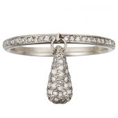 Stack Ring Drop Pavé