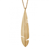 Native Feather Pendant Big