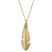 Native Feather Pendant Small