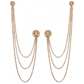 Disc Chain Ear-Piece Solitaire