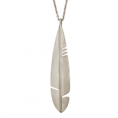 Native Feather Pendant Big