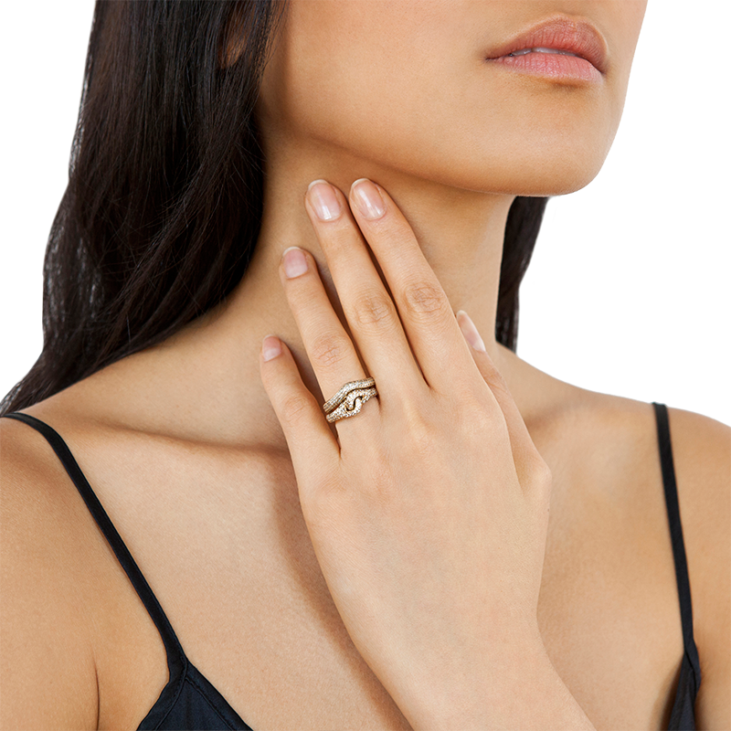 R-knot ring pave+knot weddingband pave-onfig2