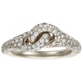 Knot Ring Pavé