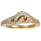 Knot Ring Pavé