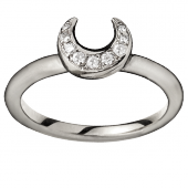Moon Ring Big Pavé
