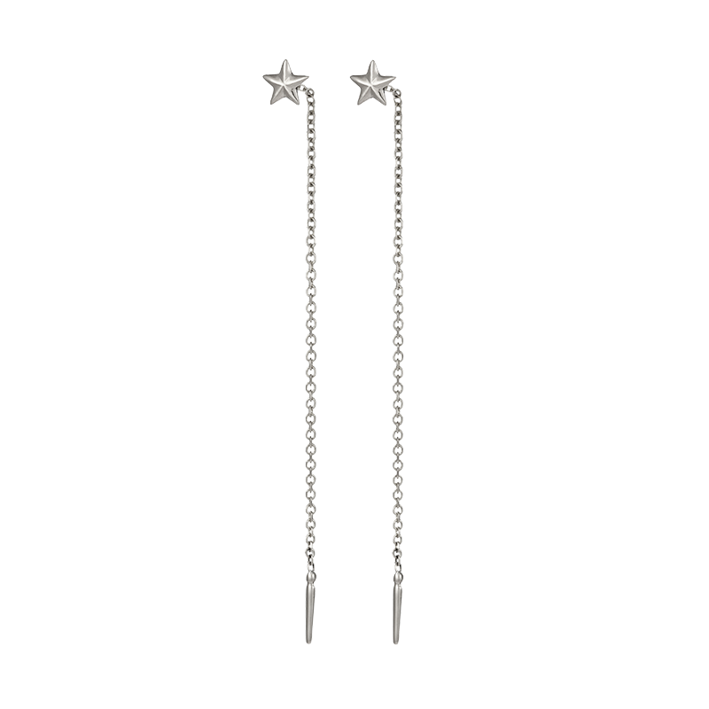 E-thread earring star-ss85
