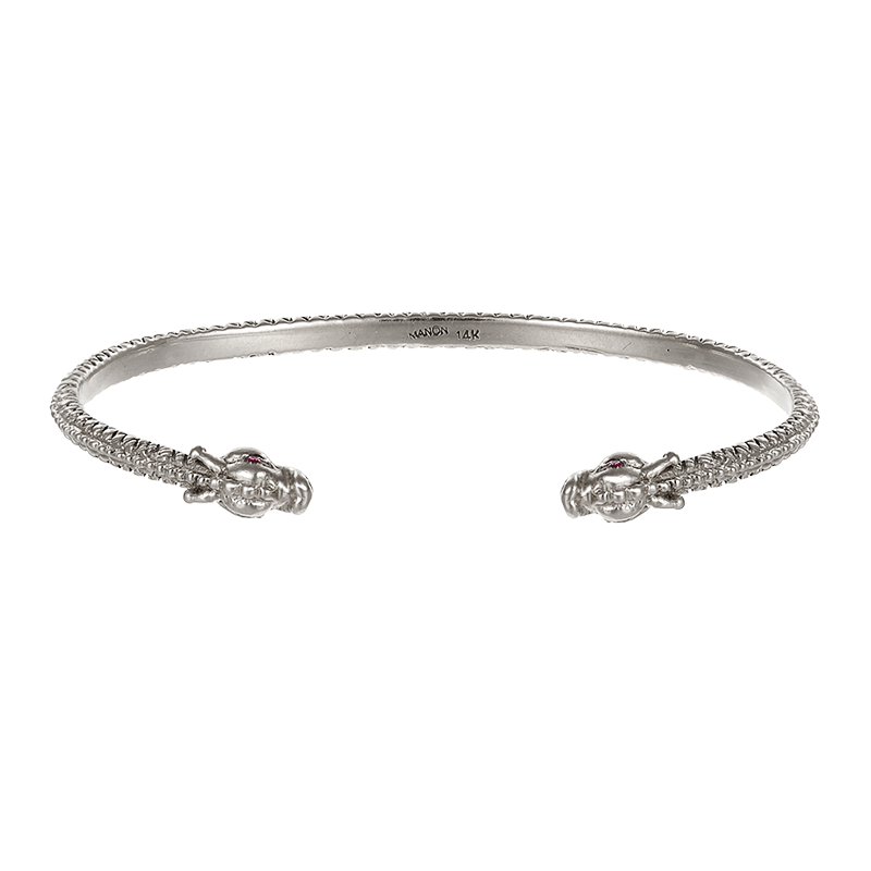 Dragon Cuff-26-ss90-ruby