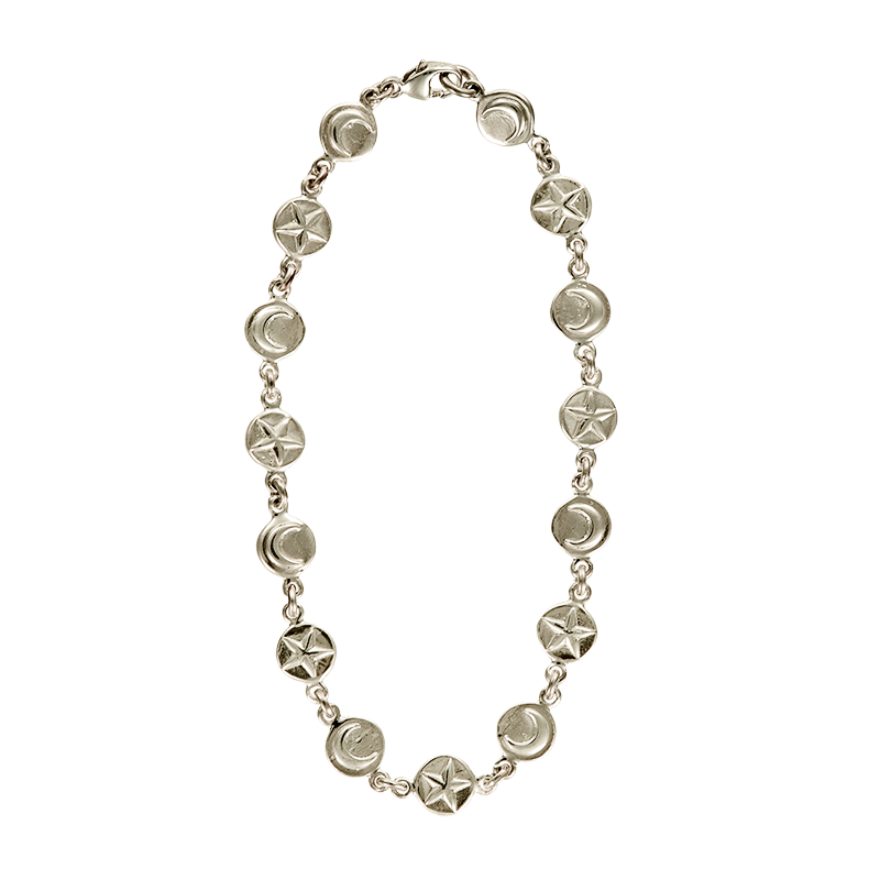 Moon Star Disc Bracelet-60-w90 copy