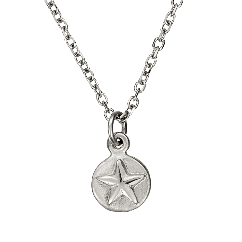 Moon Star Disc Pendant-82-ss90