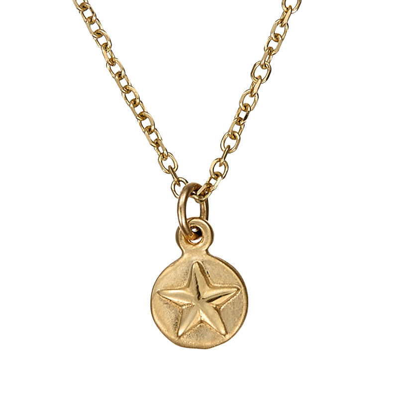 Moon Star Disc Pendant-82-y90