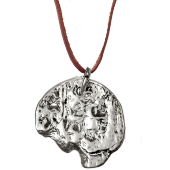 Coin Pendant 4 on Leather