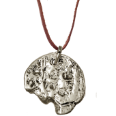Coin Pendant 4 on Leather