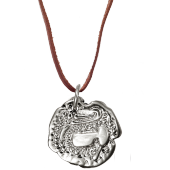 Coin Pendant 5 on Leather