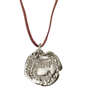 Coin Pendant 5 on Leather