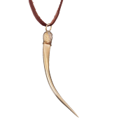 Warrior Pendant Medium on Leather