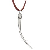 Warrior Pendant Medium on Leather