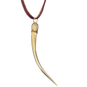 Warrior Pendant Medium on Leather