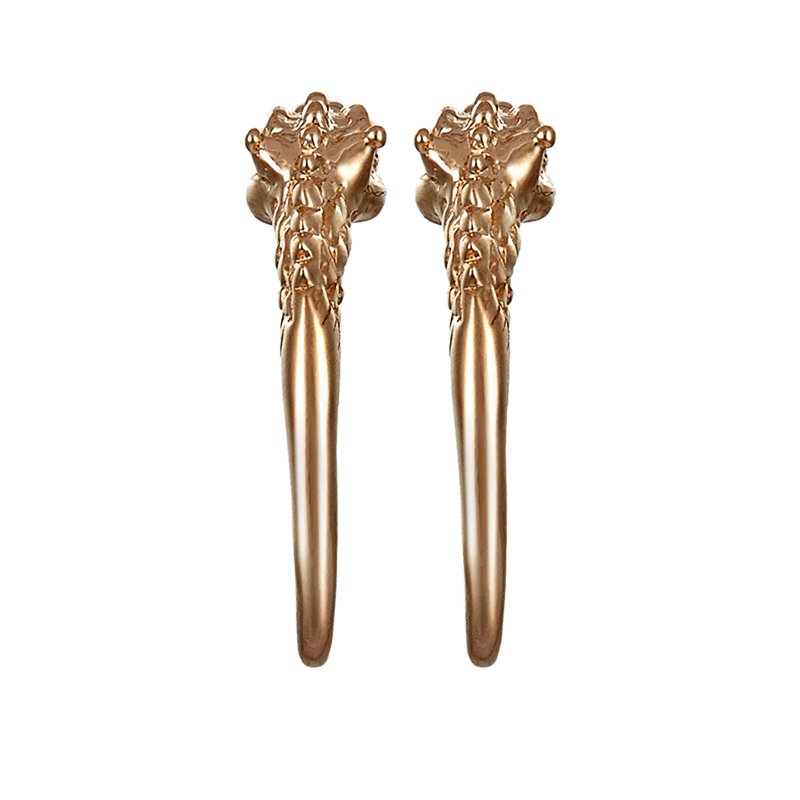 Dragon Hoop Earring-099-dbl-r90