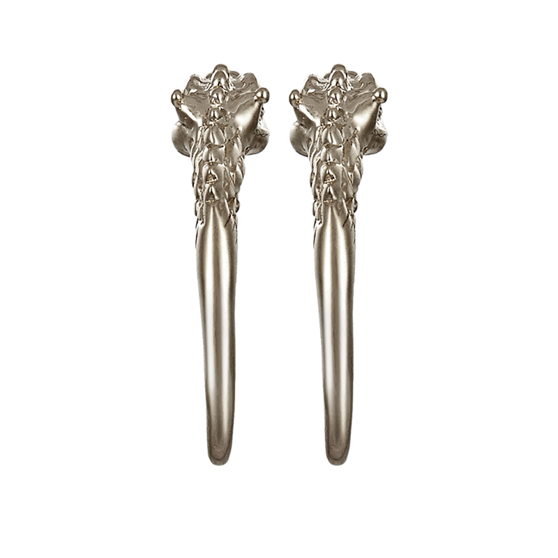 Dragon Hoop Earring-099-dbl-w90