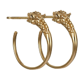 Dragon Hoop Studs