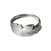 Feather Pinky Ring